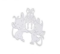 Christmas Mouse Metal Die Cuts, Cutting Dies for Card Making Clearance, Embossing Dies for Scrapbooking, DIY Album Paper Cards Decoration