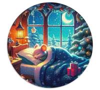 Christmas Mouse Night 1000 Piece Jigsaw Puzzle For Adults Challenging Game Stress Relief Puzzle Cultivate The Spirit of Teamwork For Adults Gifts 1000pcs (67.5x67.5cm)