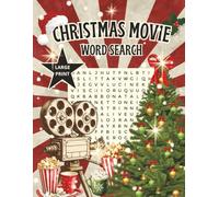 Christmas Movie Word Search: Holiday Film Word Games for Teens, Adults and Seniors I Large Print I Perfect for gifts
