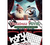 Christmas Movies Crossword and Word Search Puzzles Activity Book for Adults: Get into the Holiday Spirit this Winter Season with our Christmas themed Word Games