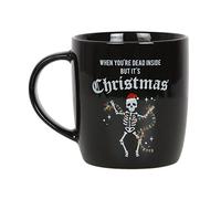 Christmas Mug | "Dead Inside" | H9.4cm x W8.6cm x D7.7cm | pack of 1