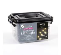 Christmas Multi Function Outdoor Indoor 600 LED Warm White Compact Lights