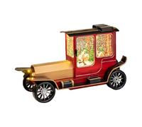 Christmas Music Box, Christmas Decoration Glittering Lantern with 8 Songs, Truck Snow Globe for Office Home Holiday Decor