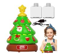 Christmas Music Box, Christmas Tree with Luminous Music, Christmas Tree Bubble Blowing for Them - Christmas Music Box with LED Lights for Weddings, Festive Choice for Christmas