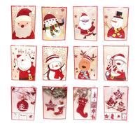 Christmas Musical Greeting Cards 12PCS Mixed Designs with Timeless Tunes & Premium Craftsmanship User Friendly Festival Christmas Cards