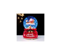 Christmas Musical Snow Globe Light Up Music Box Automatic Snowfall