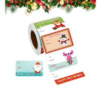 Christmas Name Stickers,Name Tags for Seasonal | Self-adhesive Christmas Stickers,for Family Party Craft Lovers Children Adults Classroom Office Home