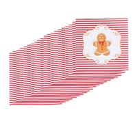 Christmas Napkins, Christmas Cocktail Napkins, Printed Gingerbread Man Napkins, Christmas Printed Cocktail Napkins, Funny Paper Napkins for Holidays