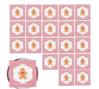 Christmas Napkins, Christmas Napkins, Printed Gingerbread Man Napkins, Christmas Printed Cocktail Napkins, Funny Paper Napkins for Holidays