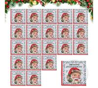 Christmas Napkins,Christmas Paper Napkins | Guest Napkins Dinner Napkins - Drinks Napkins 20 Units, Winter Printed Santa Claus Paper Napkins, Table Decoration No