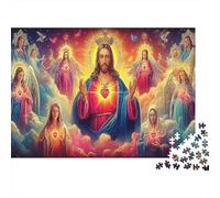 Christmas Nativity 1000 Piece Jigsaw Puzzles for Adults， Puzzle 1000 Pieces Divine Light Impossible Challenge Toy 70x50cm/1000pcs