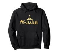 Christmas Nativity Advent, Christian, Faith, Believe Pullover Hoodie