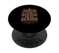 Christmas Nativity Jesus is the Reason Vintage Womens Faith PopSockets Adhesive PopGrip