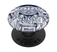 Christmas Nativity of Our Lord Herald Angels Latin Catholic PopSockets Adhesive PopGrip