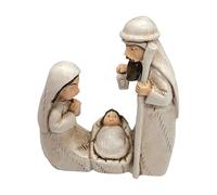 Christmas Nativity Scene Figurine, Religious Tabletop Sculpture, Resin Nativity Scene Set with Figures, Christmas Jesus Birth Sets for Decorations