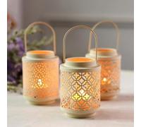 Christmas Nativity Scene Ornaments Iron Hollow Candlestick Candle Cup Tabletop Candlelight Dinner Decoration Christmas Decorative Lighting Items