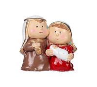 Christmas Nativity Scene - Resin Nativity Decoration | Holy Family Eating Scene with Figures of for Table, Coat, Shelf, Church, Living Room, Holiday Home, Festival, Dice