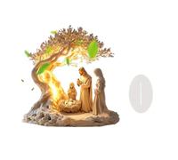 Christmas Nativity Scene Tabletop Ornament Acrylic Decoration 2D Flat Designs For Home Desk Decors And Display Home Ornament