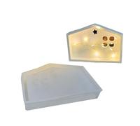 Christmas Nativity Silicone Molds Compact Silicone The Advent for Versatile Christmas Decors Crafting Needs Resin Art