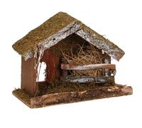 Christmas Nativity Wooden Crib 24x32 cm