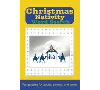 Christmas Nativity Word Search Book: Word Search with easy to read print about the Christmas Nativity - Fun for the Holidays and any time of year
