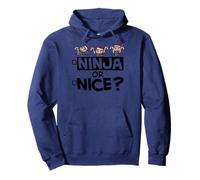 Christmas Ninja or Nice Christmas Pullover Hoodie