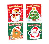 Christmas Note Paper 120 Sheets 3x3.5Inch Adhesive Memopad Festival Decorative Note Paper Reminder on Notebook Planner Christmas Tree Shaped Notepads