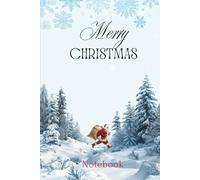 Christmas Notebook: Classic Festive Notebook with Santa Illustration | 100 Lined Pages | Ideal Holiday Gift for Kids, Students & Adults | 6x9 Softcover