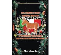 Christmas Notebook: Funny Christmas Gift Dominick The Italian Christmas Donkey Notebook, 120 Pages Size 6x9 Inches for Christmas Holliday Gifts