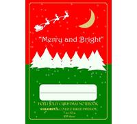 Christmas Notebook. Great for writing, planning, doodling during the Holidays. Size 7 x 10 in, 200 Pages, Colorful College Ruled interior: Spend the ... this Festive "Holly Jolly Christmas Notebook"