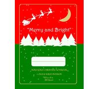 Christmas Notebook. Great for writing, planning, doodling during the Holidays. Size 8,5 x 11 in, 200 Pages, College Ruled: Spend your Holiday with this Festive "Holly Jolly Christmas Notebook"