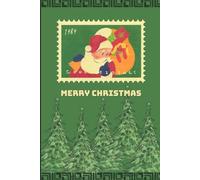 Christmas Notebook - Vintage Santa Stamp Spiral Journal (Merry Christmas): suitable for seasonal planning, gift lists, or to capture little moments of December magic.