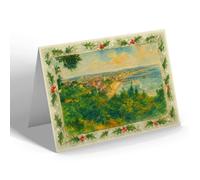 CHRISTMAS NOTELET - A Peep at Ramsey (b) - Vintage Art Style