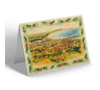 CHRISTMAS NOTELET - A Peep at Ramsey (c) - Vintage Art Style
