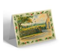CHRISTMAS NOTELET - Belle Abbey, Colby - Vintage Art Style