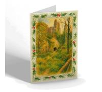 CHRISTMAS NOTELET - Blarney Castle. Dungeon - Vintage Art Style