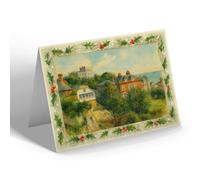 CHRISTMAS NOTELET - Bleak House, Broadstairs (b) - Vintage Art Style