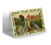 CHRISTMAS NOTELET - Campbeltown. The Mill (b) - Vintage Art Style