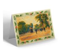 CHRISTMAS NOTELET - Cardiff. Newport Road (a) - Vintage Art Style