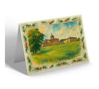 CHRISTMAS NOTELET - Castle Howard, North - Vintage Art Style
