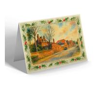 CHRISTMAS NOTELET - Convalescent Home, St Nicholas at Wade - Vintage Art Style