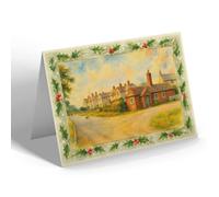 CHRISTMAS NOTELET - Council Estate, Cottesmore - Vintage Art Style