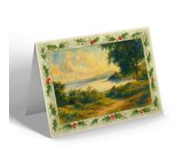 CHRISTMAS NOTELET - Evening on Loch Awe, Kilchrenan - Vintage Art Style