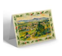 CHRISTMAS NOTELET - Fort Augustus from Bunoich - Vintage Art Style