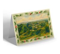 CHRISTMAS NOTELET - From the Butts, Cocking - Vintage Art Style