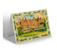 CHRISTMAS NOTELET - Glen Usk Hotel, Llandrindod Wells - Vintage Art Style