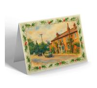 CHRISTMAS NOTELET - Great Eastern Hotel, Brandon - Vintage Art Style