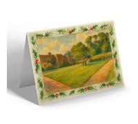 CHRISTMAS NOTELET - Haddon Hall (e) - Vintage Art Style
