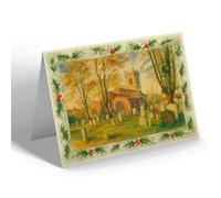 CHRISTMAS NOTELET - High Wycombe Church - Vintage Art Style