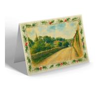 CHRISTMAS NOTELET - Holloways, Bisley - Vintage Art Style